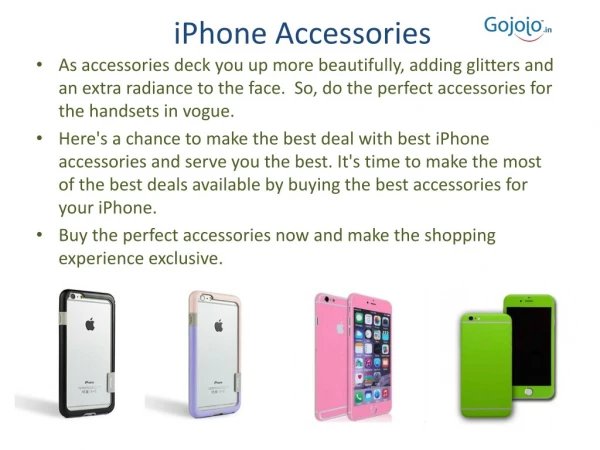 Gojojo Online Mobile Accessories & Electronics Store