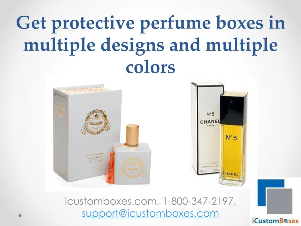 get protective perfume boxes in multiple designs and multiple colors