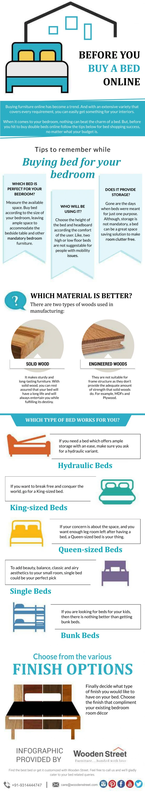 Buying Guide for Bed Furniture by Wooden Street