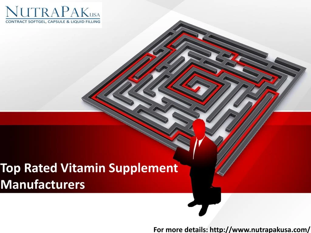 top rated vitamin supplement manufacturers