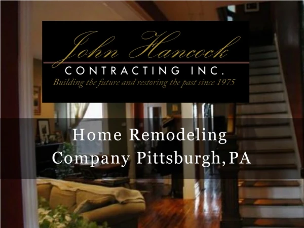 Home Remodeling Company In Pittsburgh