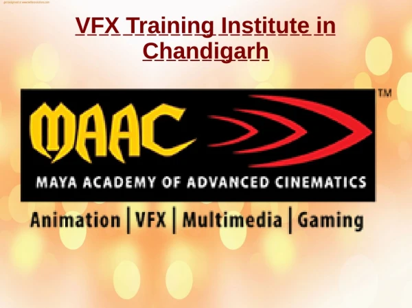 VFX Training Institute in Chandigarh