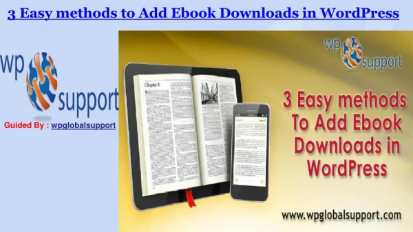 3 Easy methods to Add Ebook Downloads in WordPress