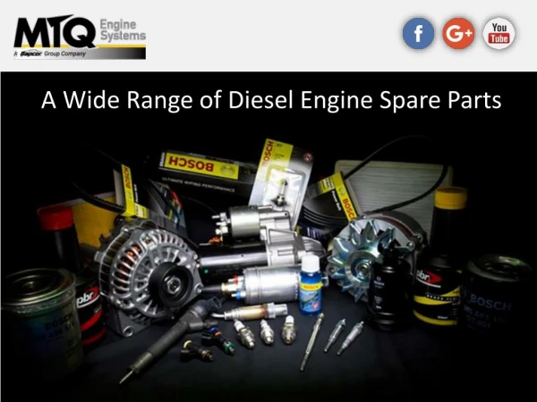 A Wide Range of Diesel Engine Spare Parts