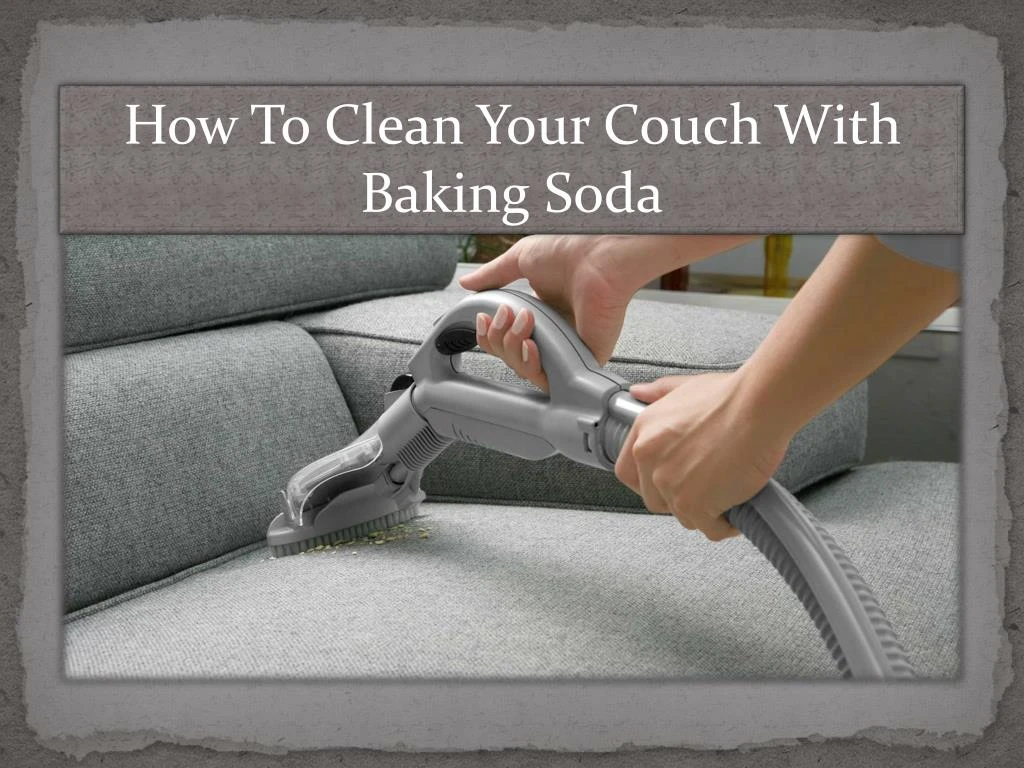 how to clean your couch with baking soda