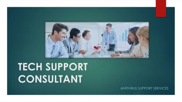 Tech Support Consultant | Onsite IT Support Services