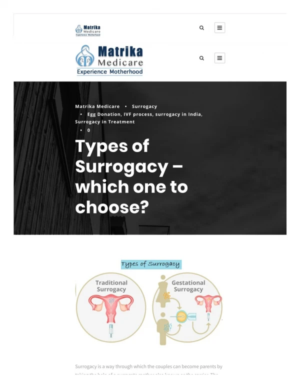 Types of Surrogacy – which one to choose?