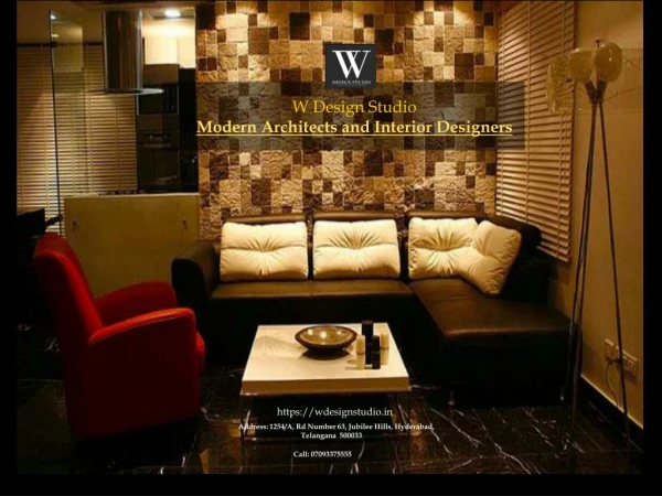 Top Interior designers in hyderabad | Architects in Hyderabad - W Design Studio