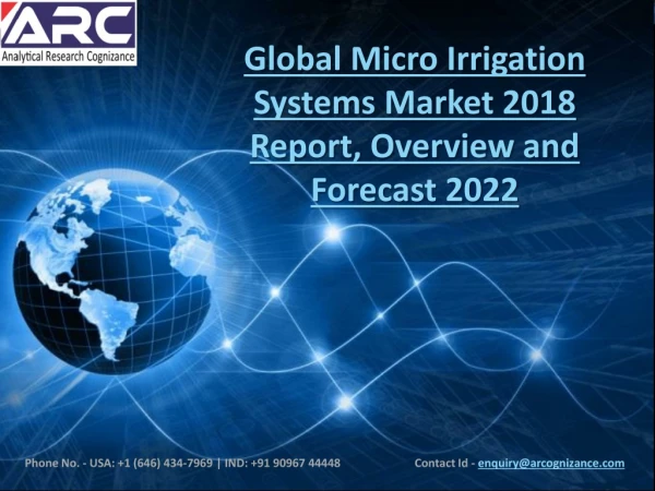 Micro Irrigation Systems Market - Current Trends and Future Growth Opportunities