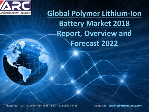 Polymer Lithium-Ion Battery Market - Current Trends and Future Growth Opportunities