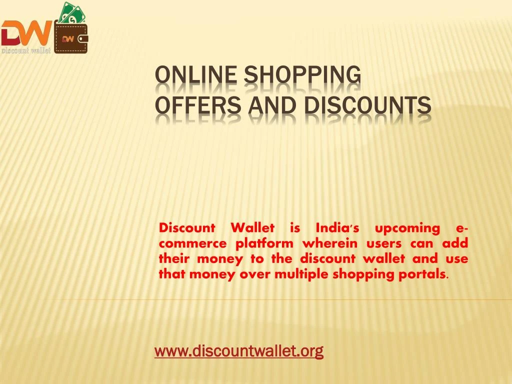 online shopping offers and discounts