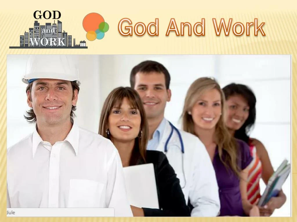 god and work