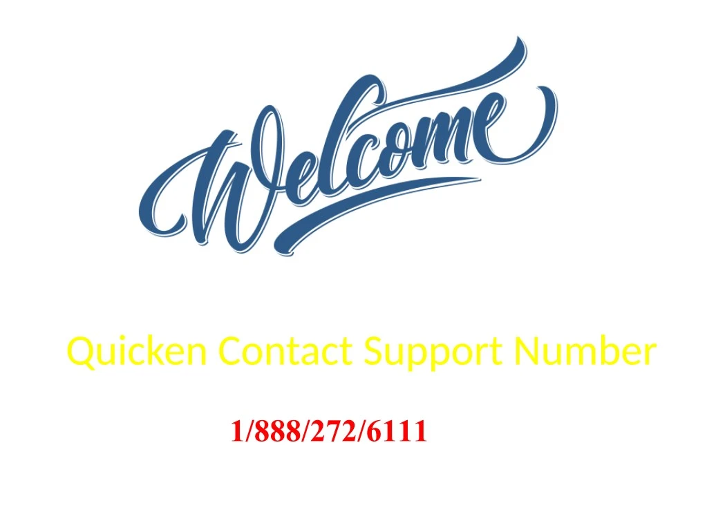 quicken contact support number