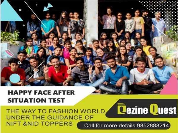 Low Free Structure NIFT Coaching in Patna by Dezine Quest