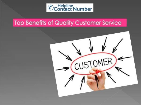 Top Benefits of Quality Customer Service
