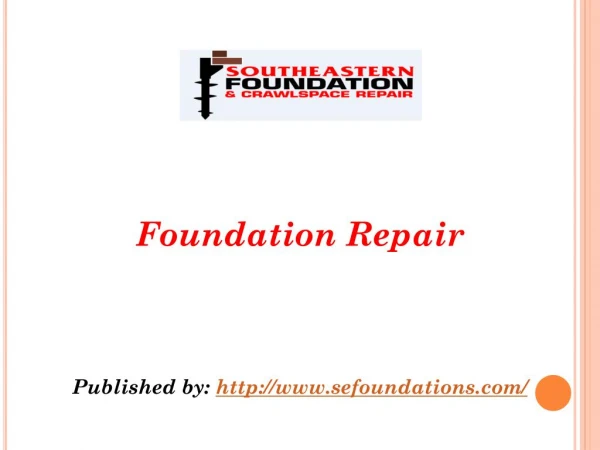 Foundation Repair