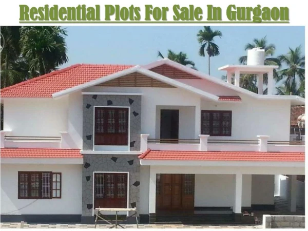 Land & Plots For Sale In Gurgaon