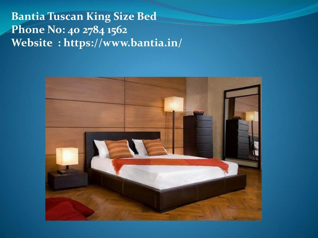 bantia tuscan king size bed phone no 40 2784 1562