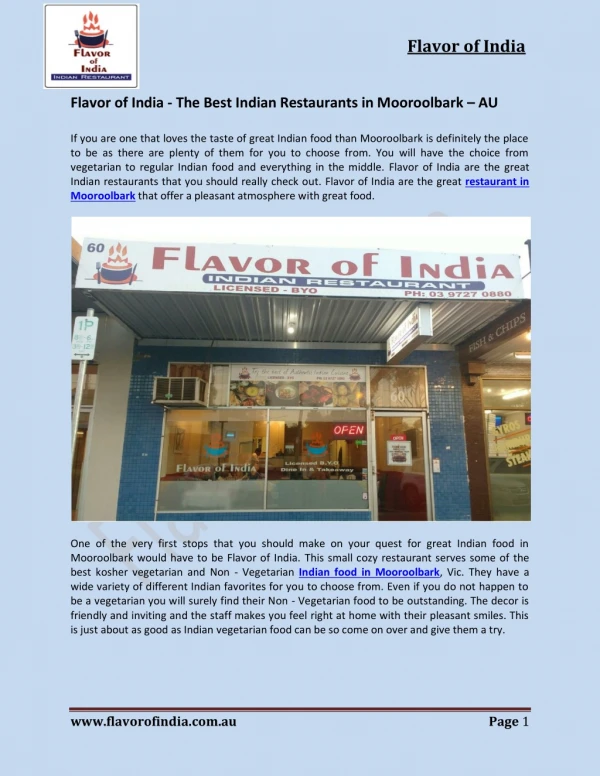 Best Indian restaurant Mooroolbark | Takeaway Indian Food Mooroolbark | Melbourne | Au