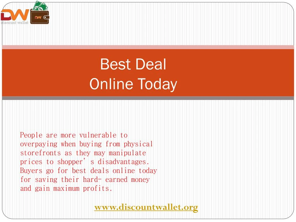 best deal online today