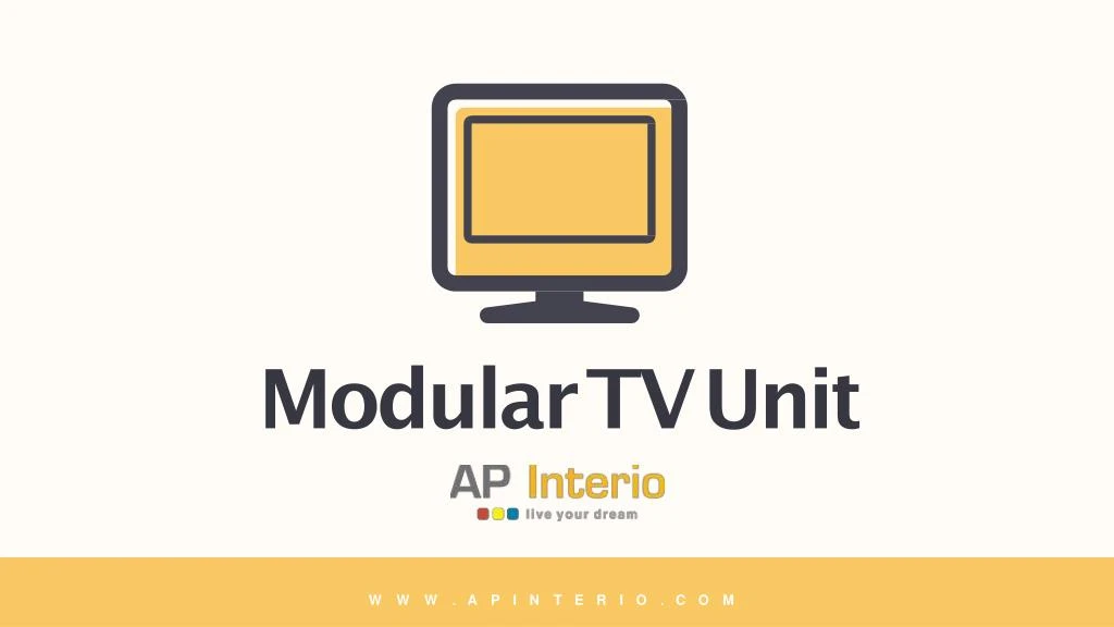 modular tv unit