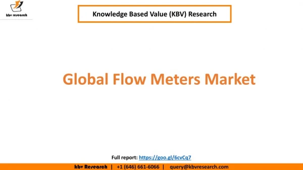 Global Flow Meters Market