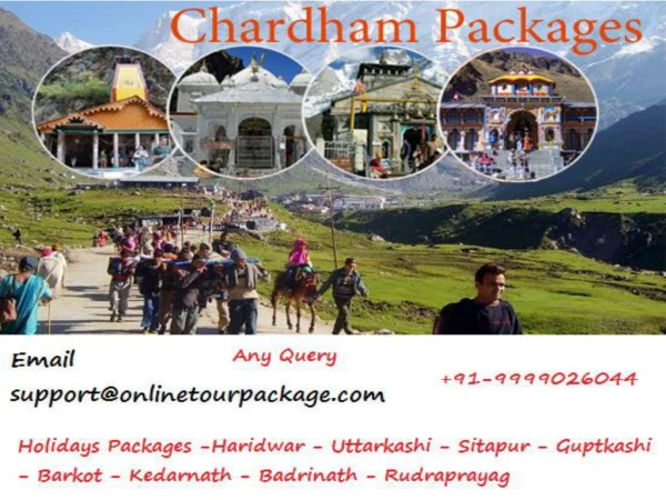 Book Chardham Tour Package|Chardham Yatra From Haridwar