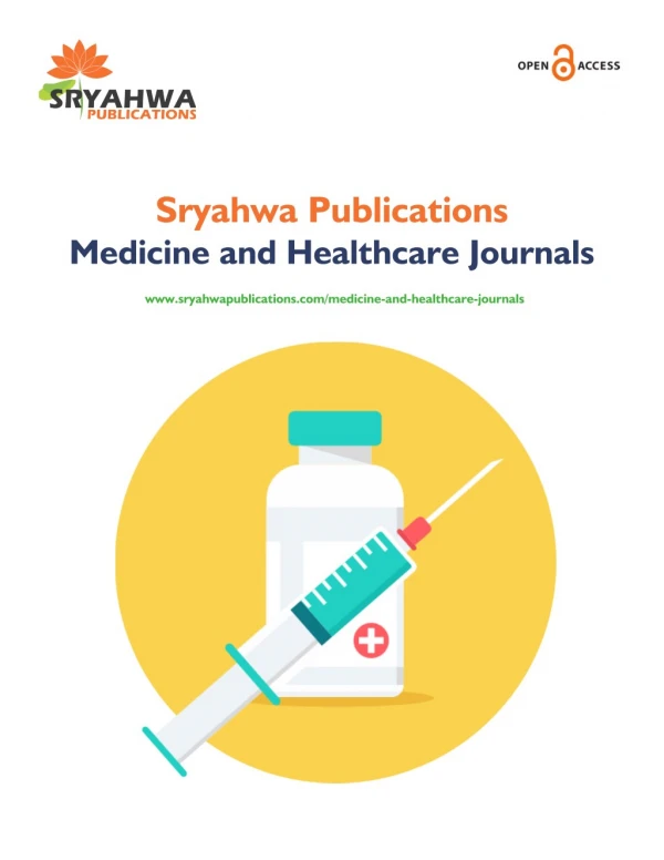 Medicine and Healthcare Journals-Sryahwa Publications