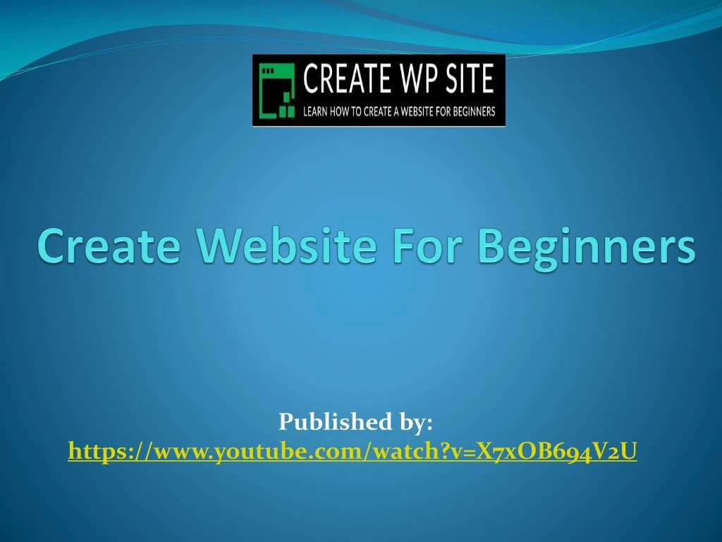 create website for beginners