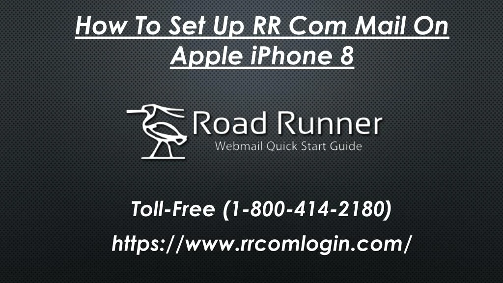 how to set up rr com mail on apple iphone 8