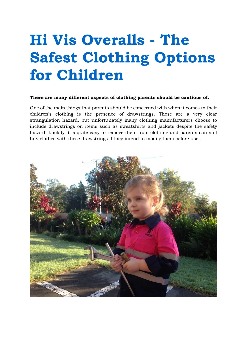hi vis overalls the safest clothing options