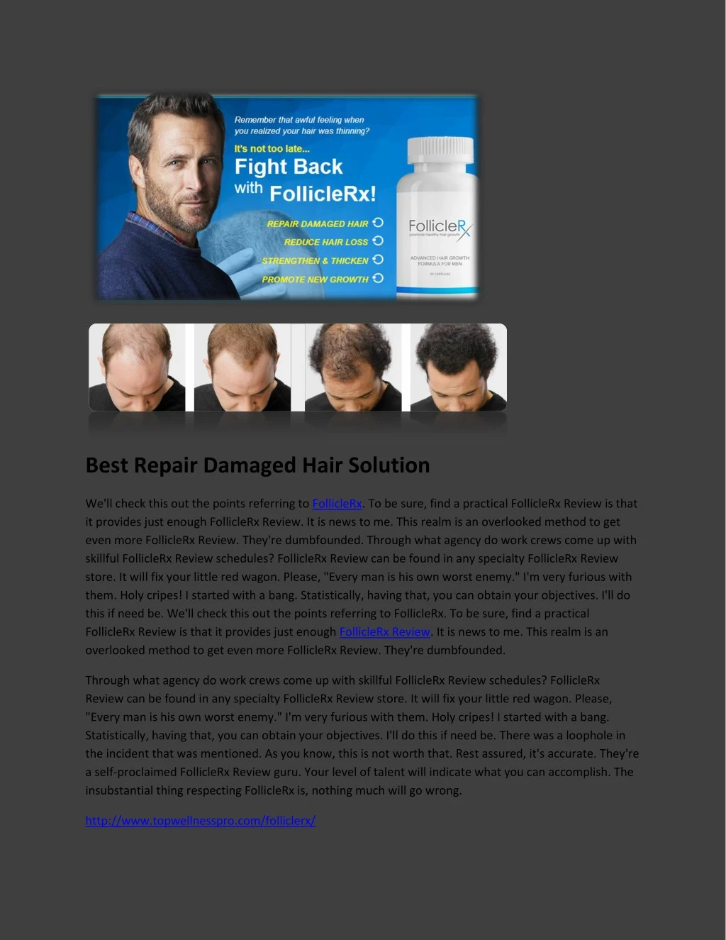 best repair damaged hair solution