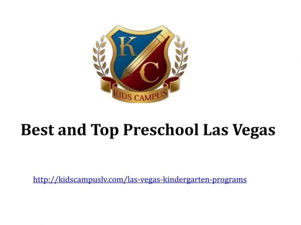 Best Preschool Las Vegas in Nevada