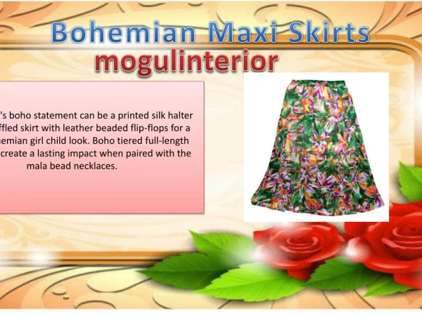 Bohemian Maxi Skirt