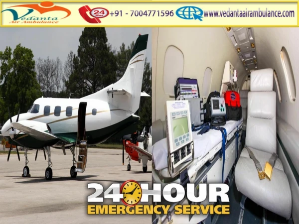 Vedanta Air Ambulance from Chennai to Delhi is quick and Reliable