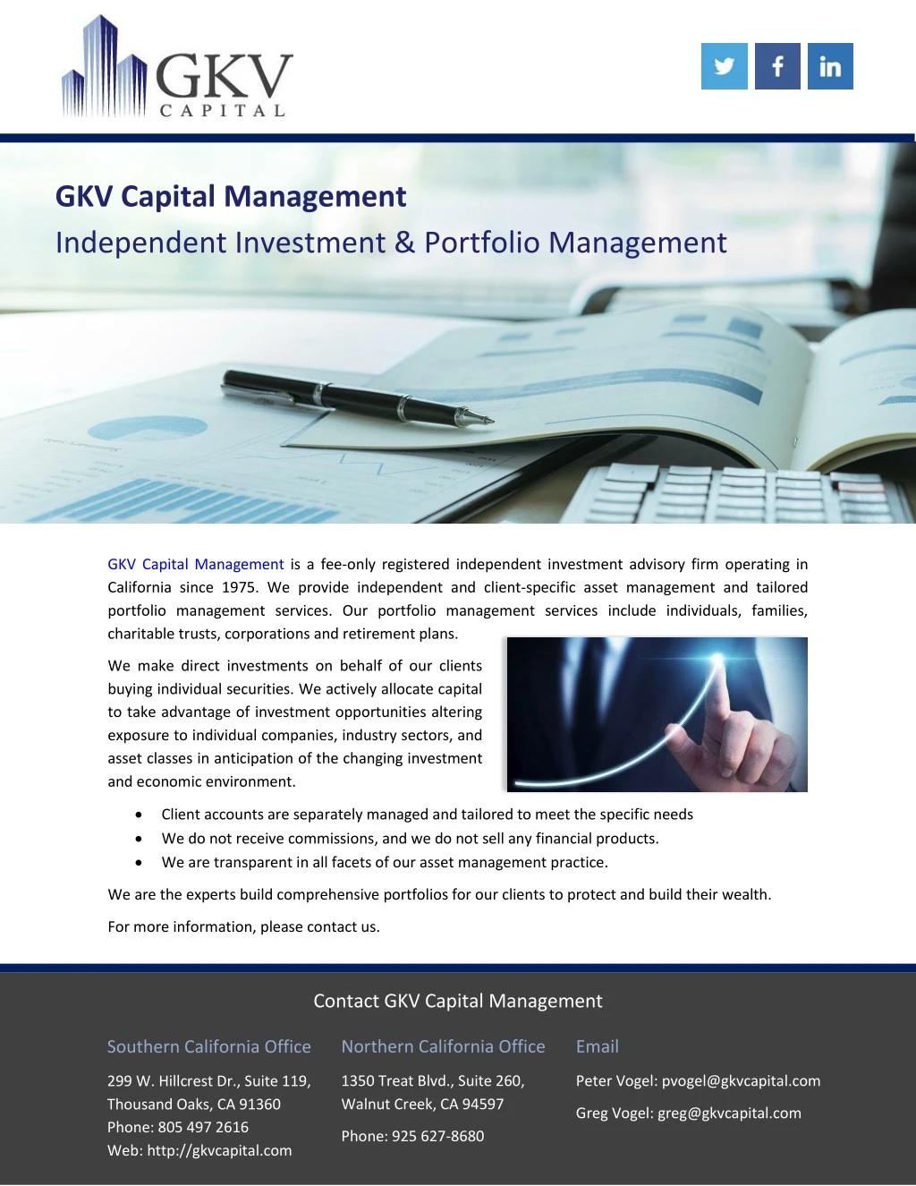 gkv capital management independent investment