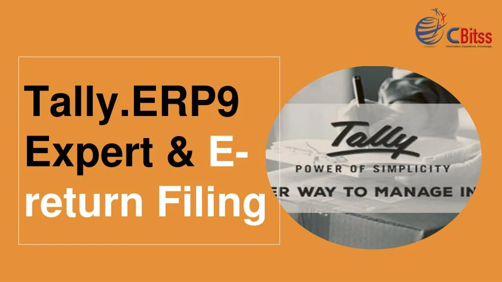 tally erp9 expert e return filing
