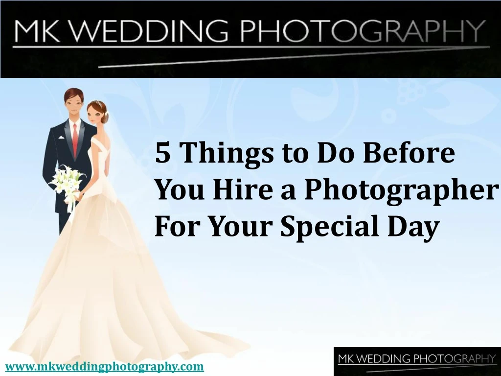 5 things to do before you hire a photographer