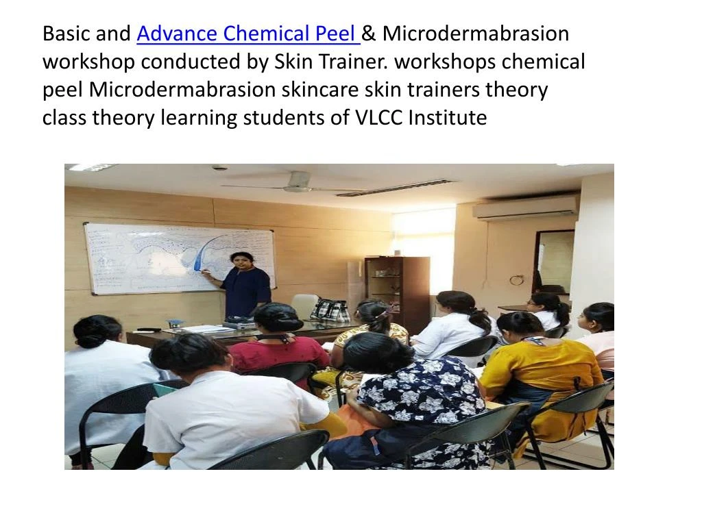 basic and advance chemical peel microdermabrasion