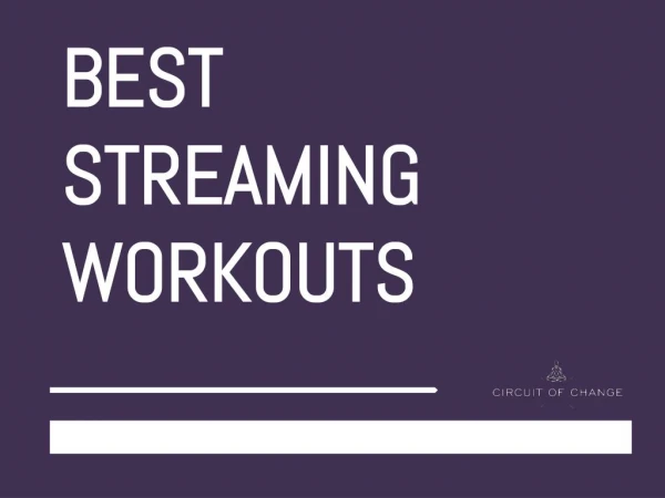 Online streaming workout at home