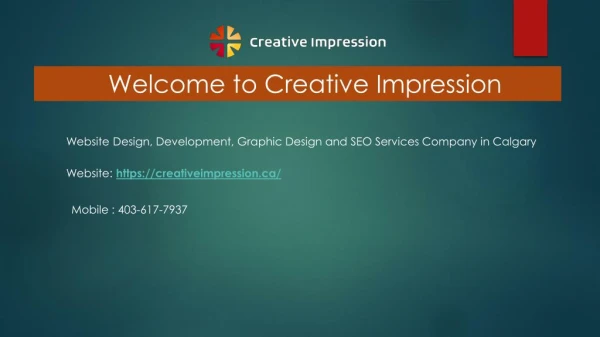 Website design company Calgary