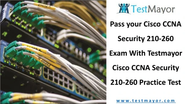 Cisco CCNA Security 210-260 Practice Test Questions