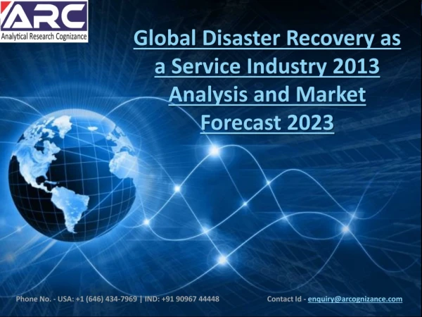 Disaster Recovery as a Service Market - Current Trends and Future Growth Opportunities