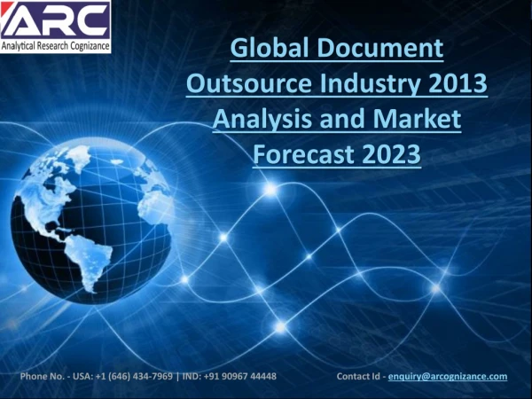 Document Outsource Market - Current Trends and Future Growth Opportunities