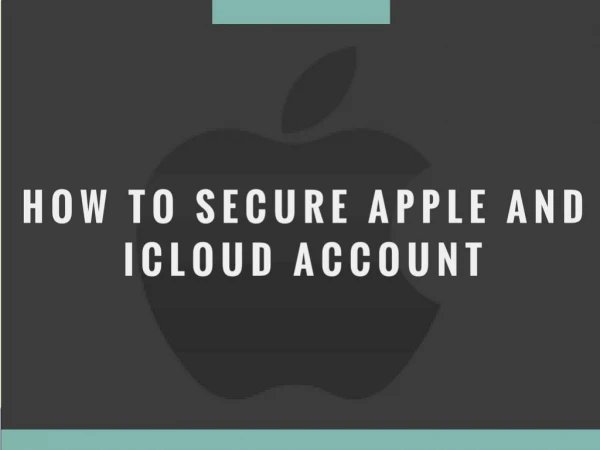 How to Secure iCloud Account | Change iCloud Password
