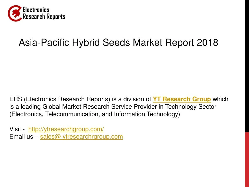 asia pacific hybrid seeds market report 2018