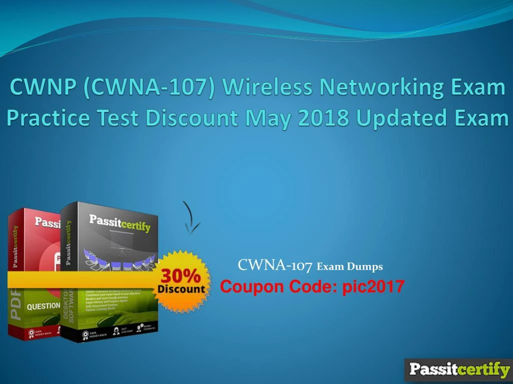 cwnp cwna 107 wireless networking exam practice test discount may 2018 updated exam