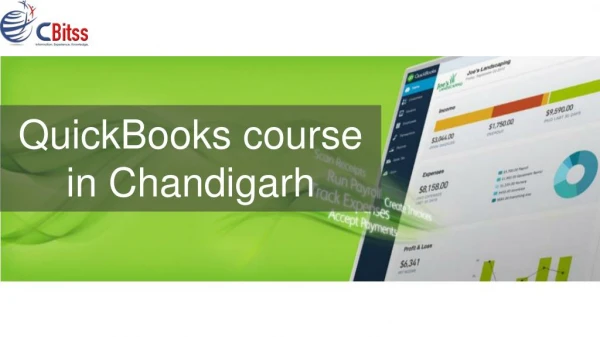 QuickBooks course in Chandigarh