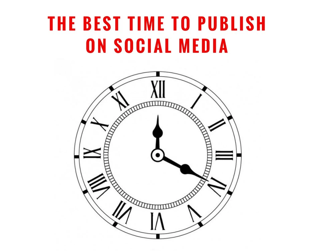 the best time to publish on social media