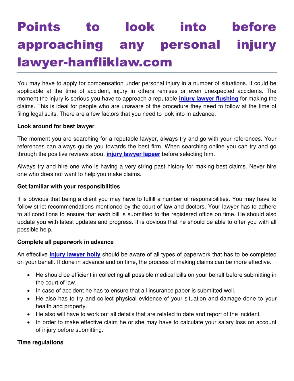 points approaching lawyer hanfliklaw com